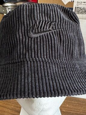 Nike Charcoal Corduroy Bucket Hat